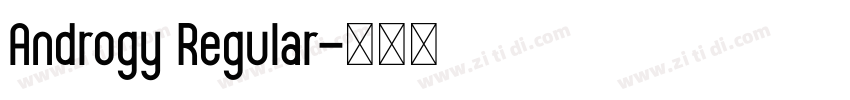 Androgy Regular字体转换 Androgy Regular字体转换